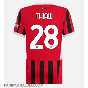 AC Milan Malick Thiaw #28 Tricou Fotbal Replică 2024-25 Femei Acasa